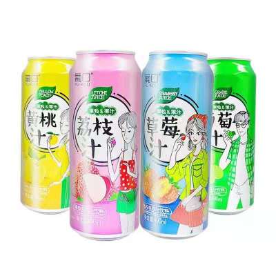 葡口果粒荔枝汁饮料490ml