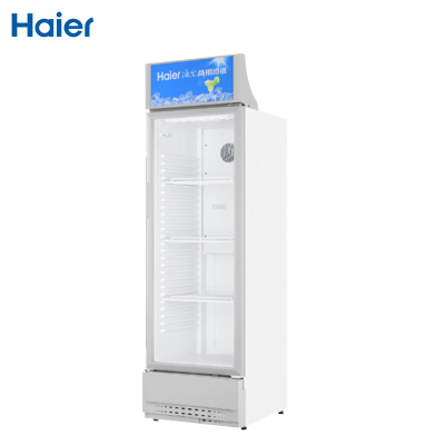 海尔(Haier)SC-309JX海尔立式玻璃门展示柜冷藏保鲜柜商用冰柜海尔风冷无霜单开门展柜