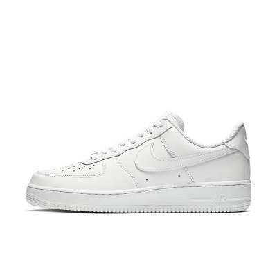 耐克Nike Air Force 1 空军一号 AF1纯白低帮中帮板鞋 CW2288-111