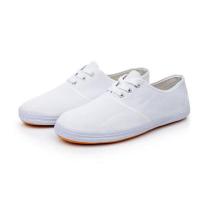 白球鞋白蓝网鞋男女帆布鞋学校小白鞋体操鞋表演白鞋舞蹈鞋学生鞋
