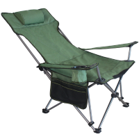 户外折叠椅钓鱼椅便携坐躺两用躺椅午休床露营沙滩椅多功能躺椅凳