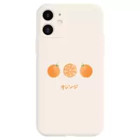 橙子苹果11手机壳软iPhonex/8plus/7/6全包12男女款8/7p潮6sp/6sp 象牙白-水彩橙子 苹果11