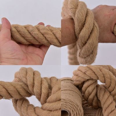 麻绳粗细麻绳子耐磨捆绑绳装饰品训练攀爬绳拔河绳手工编织晾衣绳