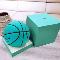 篮球蓝色篮球礼盒装蓝球7号球礼物绿色篮球儿童