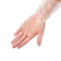 一次性PVC手套 50只装 无粉透明手套 触屏工作隔离手套