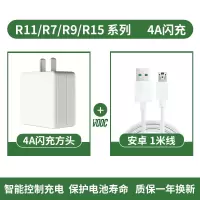 适用r15充电器闪充数据线手机快充头r9r11sr17a5a9findx2r|R15闪充头+1米闪充线[一年换新]