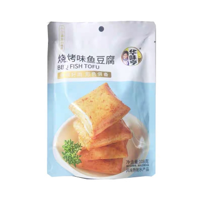 华味亨烧烤味鱼豆腐108g