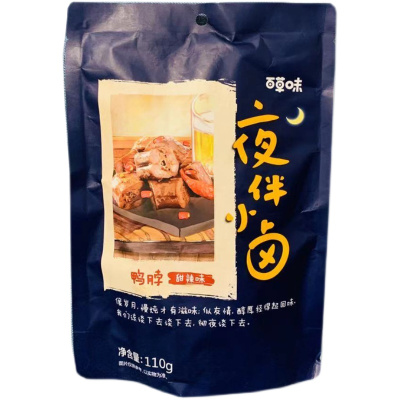 [百草味]鸭脖(甜辣味) 110g