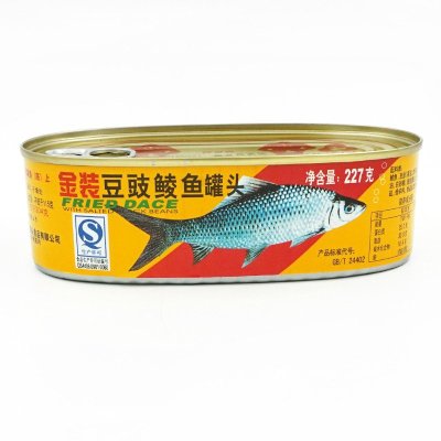 粤花易拉豆豉鲮鱼227g