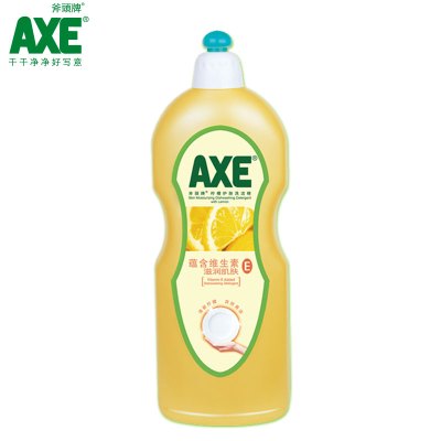 香港AXE斧头牌去油护肤不伤手蔬果柠檬香洗洁精600g