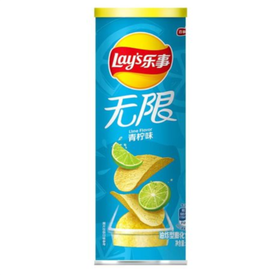 乐事无限青柠味薯片90g