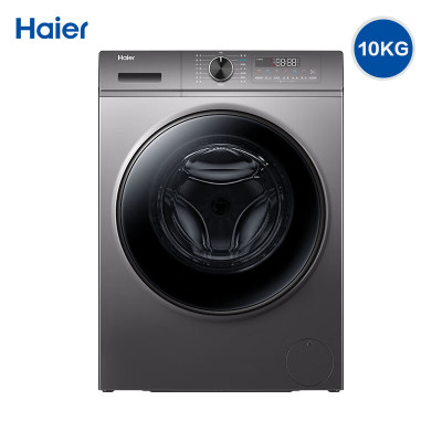 海尔(Haier)10公斤 变频洗干一体机 洗烘一体机 智能投放 超薄平嵌 宝藏K系列 XQG100-HBD1216