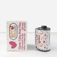 135富士柯达黑白电影卷胶卷c200日光卷5203 5207彩色负片冲洗冲扫 爱心胶卷 芭比彩色 8张