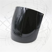 安全帽电焊面屏防护罩焊帽切割打磨透明防飞溅烧焊工面罩头戴式 黑屏