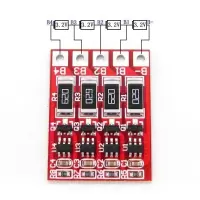 4串12.8V磷酸铁锂电池均衡板 12.8V磷酸铁锂均衡功能板 充电均衡