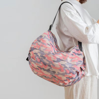 抖音日本折叠环保购物袋包旅行单肩便携加厚大号买菜包超市环保袋