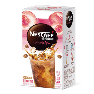 雀巢咖啡特调果萃系列沁风桃桃风味即溶咖啡饮品