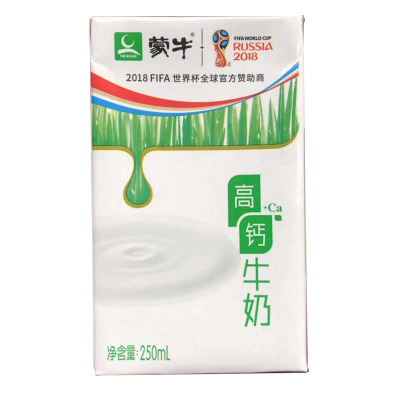 蒙牛 高钙奶250ml*24盒