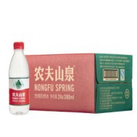 农夫山泉饮用天然水380ml*24 整箱