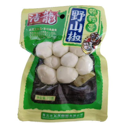 洁龙 野山椒鹌鹑蛋70g