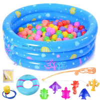海洋球池加厚决明子池充气游泳池洗澡沙滩玩具