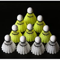 羽毛球塑料球彩色尼龙球耐打训练球尼龙6只12只羽毛球