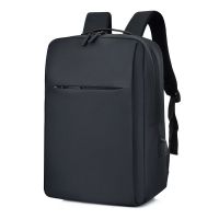 新款15.6寸大容量外出背包男女笔记本电脑双肩包商务双肩旅行书包 黑色