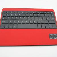 无线蓝牙键盘可充电静音超薄适用苹果ipad键盘电脑手机平板笔记本 红色