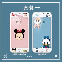 苹果8plus钢化膜6plus全屏se2彩膜iPhone6s可爱卡通7p/5S手机贴膜 苹果6/6S[4.7寸] 皮卡丘