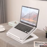 笔记本电脑支架桌面升降增高散热架木质迷你折叠立式便携平板托架 简约可折叠 原木色