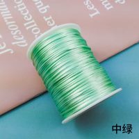 7号线100米 编手链常用绳线材配件中国结手链绳编织线玉线1.5mm [中绿]7号编织线100米