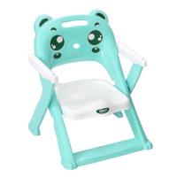 儿童餐桌椅可折叠多功能宝宝餐椅便携式婴幼儿学习吃饭椅bb凳子 蓝色(无餐盘)
