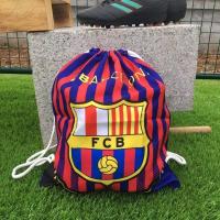 足球袋足球包装备包球袋训练巴萨皇马尤文图斯巴西AC米兰足球袋子 巴萨39*49 足球袋1216