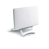 笔记本电脑支架铝合金散热可折叠增高底座优赞SAL苹果Mac桌面支架 月光银