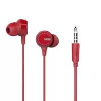 (想见你同款)云仕U8耳机入耳式手机通用男女生耳塞带麦重低音游戏 U8红色