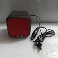 单个电脑小音箱一个迷你便携USB有线笔记本手机投影仪专用音响喇 i550红色