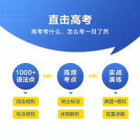 星火高中英语语法全解2022新高考英语语法大全复习资料一二三教材知识点清单专项训练题辅导书零基础实用语法词典手册张道真书
