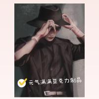 TFBOYS原创周边易烊千玺双面亚克力立牌摆件生日礼物《新款冲量》 易烊千玺A1 6CM立牌