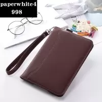 kindle保护套paperwhite4入门版电子书kpw3/2/1壳皮套998全包防摔 深棕 2018-KPW4-99