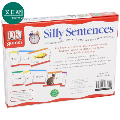 DK Games DK游戏愚蠢的句子书 Silly Sentences Book Supplement 亲子英语学习英文