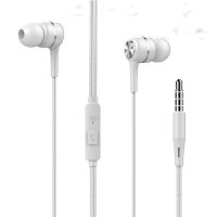 新款有线耳机通适用于OPPO华为vivo苹果小米入耳式女学生可爱耳塞 白色 耳机+赠品五礼