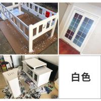 三青水性木器漆自刷油漆 木漆木门窗户家具翻新改色面漆木器翻新 白色(送全套工具) 0.5KG