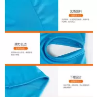 防晒面罩电焊冰丝头套夏季男CS户外战术骑行钓鱼全脸蒙面防尘头罩 黑色(中)