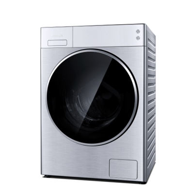 松下(Panasonic)10公斤全自动滚筒洗衣机XQG100-L169 光动银常温除菌