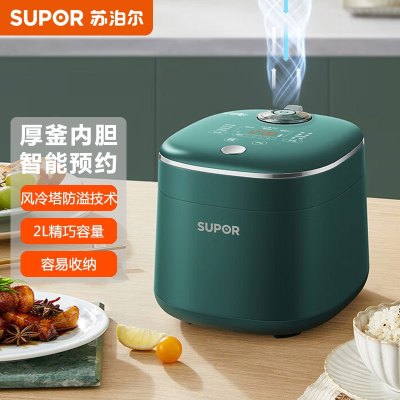 苏泊尔(SUPOR)电饭煲2L家用智能预约厚釜不粘内胆快煮电饭锅SF20FC747