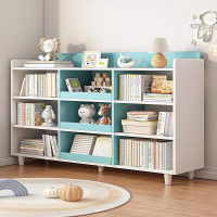 书架落地置物架简易客厅学生书本阅读架家用储物玩具收纳架矮书柜