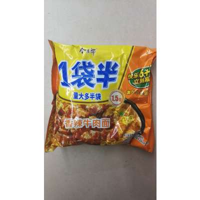 今麦郎一袋半香辣牛肉方便面144g