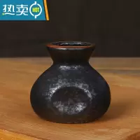 敬平简约釉下彩陶瓷牙签筒家庭餐厅火锅干冰小瓶子收纳盒饭店日式盅 布袋牙签筒