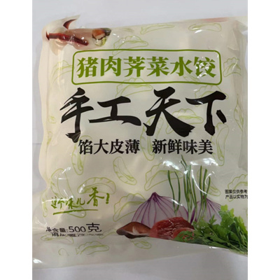 青澳园水饺猪肉荠菜口味500g