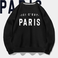 梅西大巴黎同款PARIS印花圆领卫衣宽松圣日耳曼周边球迷衣服外套